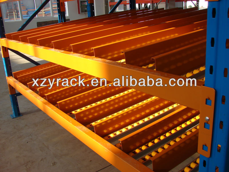 Warehouse Gravity Flow Shelving for Carton Flow Racking Mobile Carton Storage Stand