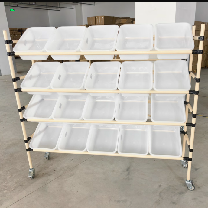 Multi-Level Steel Warehouse Express Sorting Truck for E-commerce Logistics Picking and Wall Mobile Tool Vehicle