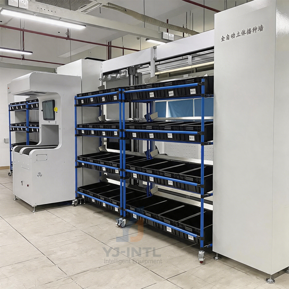 Customizable Chute 3D Sorting Wall Pick To Light Automated Warehouse Logistics Sorting Pick To Light