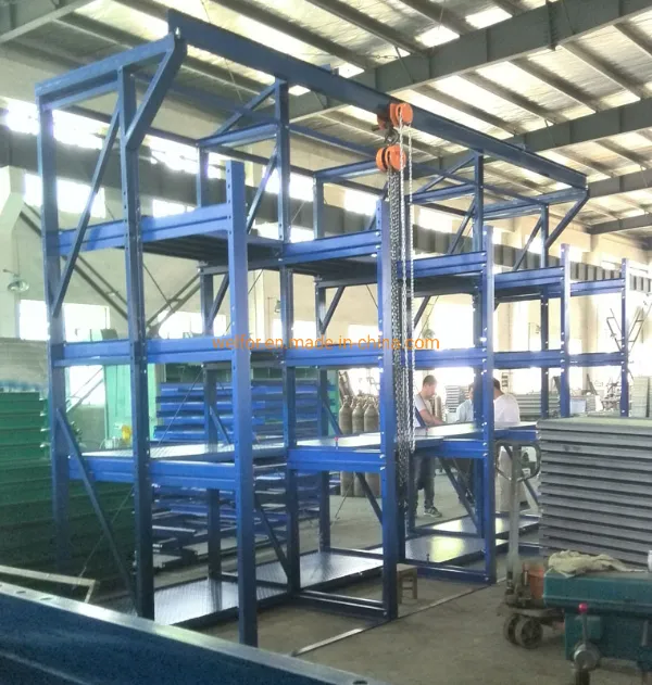 Heavy Mould Storage of Mold Racking Sliding Drawer Heavy Duty Mould Rack Shelves Mold Racking