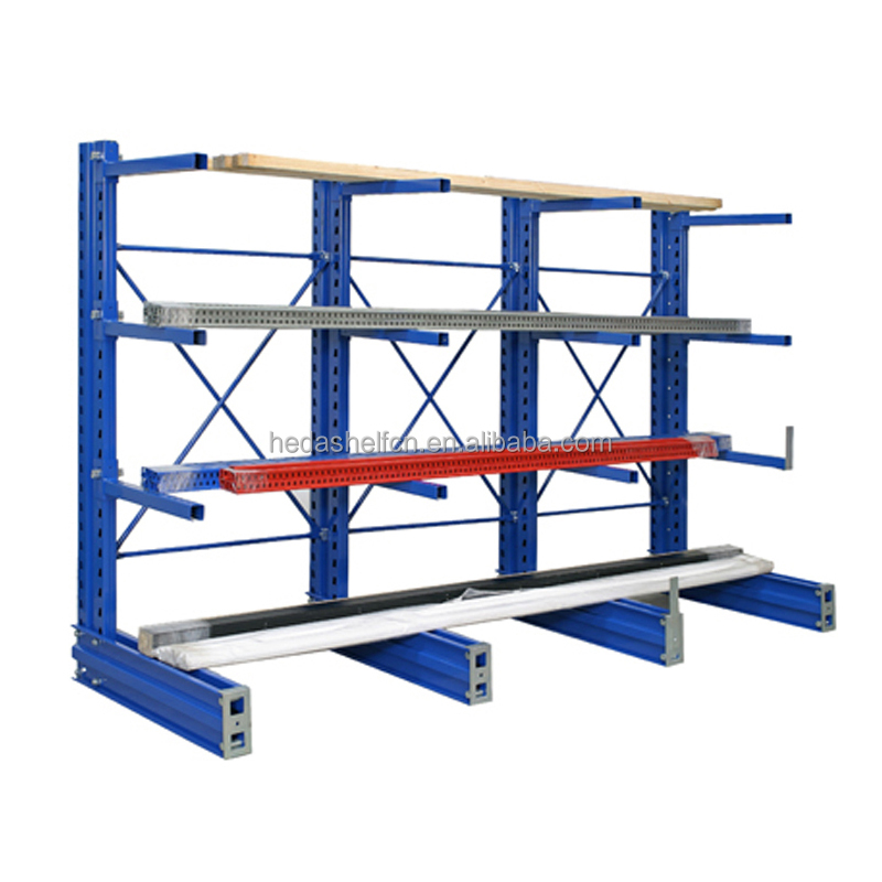 Single Arm Heavy Duty Cantilever Racks Pipe And Car Storage Cantilever Rack System Cantilever Car Racking
