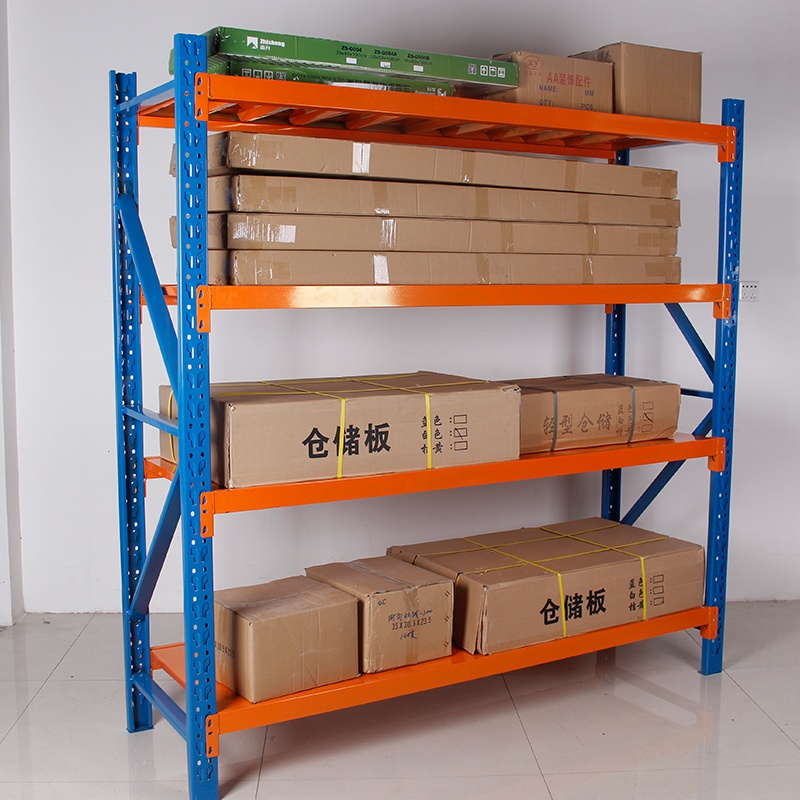 Quality 4-Layer Steel Adjustable Boltless Rack Shelf Warehouse Storage Medium Duty Powder Coated Corrosion