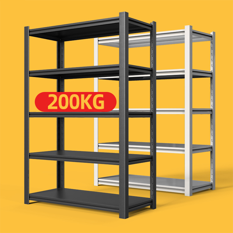High Load Capacity Boltless Adjustable Metal Storage Rack 5-Tier Steel Shelving for Warehouse