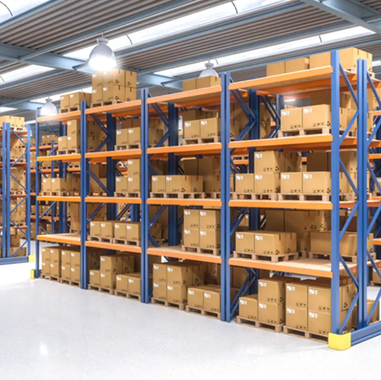 Heavy-Duty Customized Multi-Level Teardrop Storage Pallet Rack Steel Shelving Units for Warehouses Selective Pallet Racking