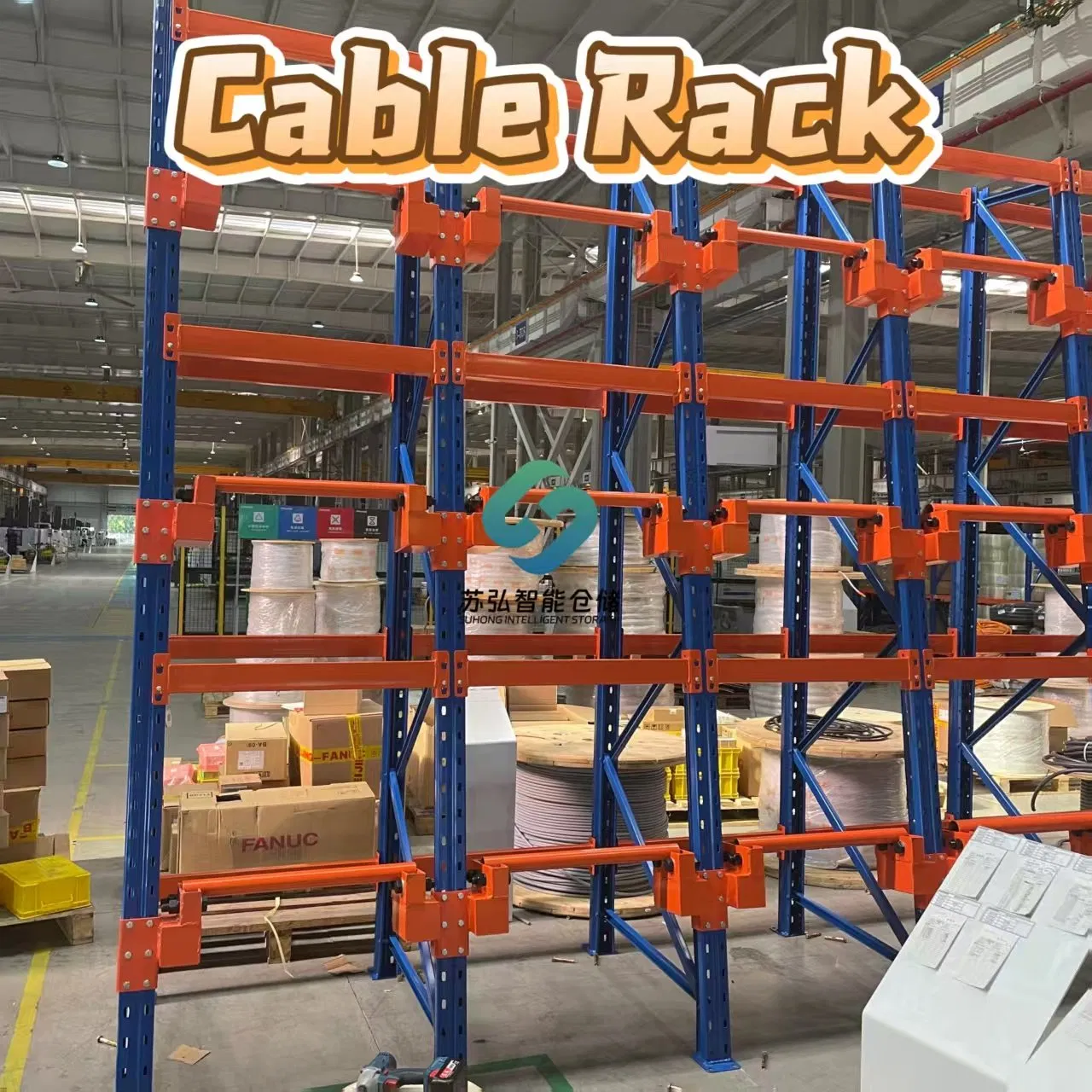 Heavy Duty Cable Reel Rack for Wire Storage