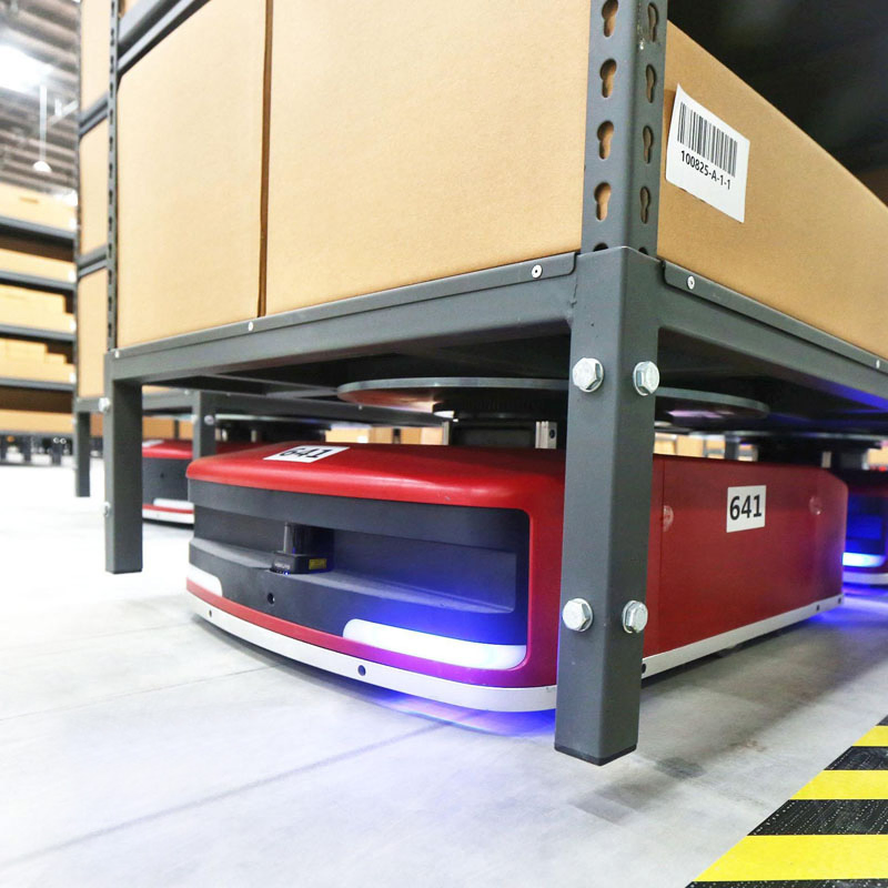 Agv Reel Rack 2000kg Per Arm Heavy Duty Cable Drum Robot Ready Cantilever Storage