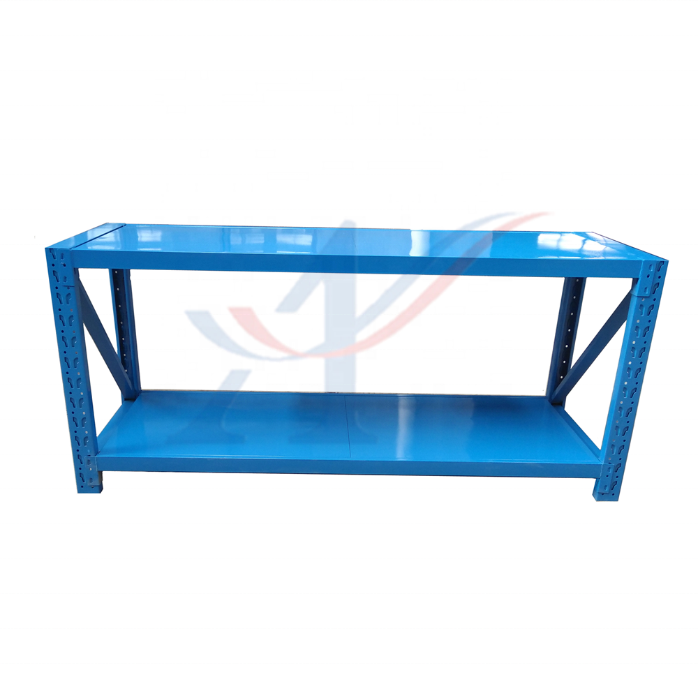 400kg Load Capacity Folded Steel Blue Work Bench Steel Storage Shelf