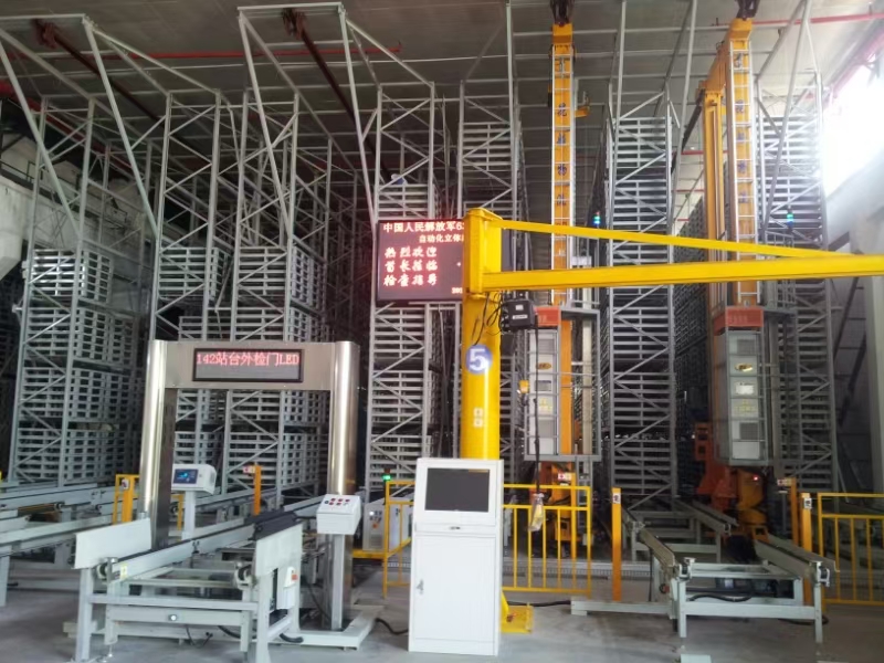 Kaku ASRS Smart Pallet Racking Automated Storage Retrieval System CE/ISO9001 Certified 1300Kg/Pallet Steel Construction White