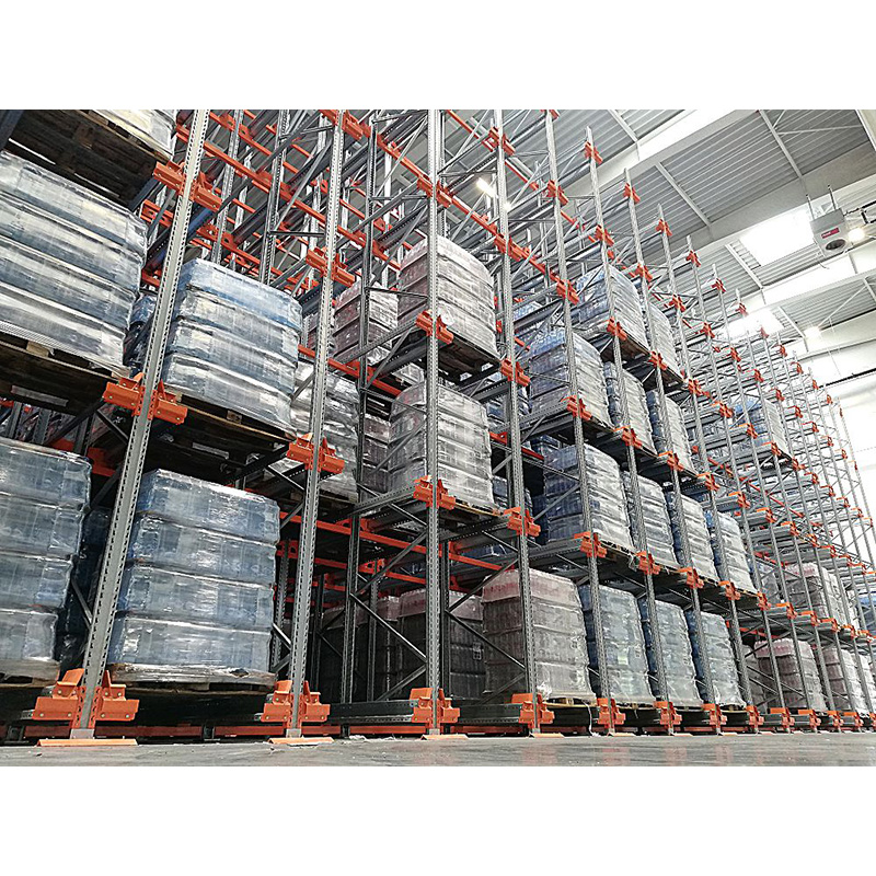 CE Certified Automated Storage and Retrieval System ASRS Industrial Double Deep ASRS Pallet Racking System