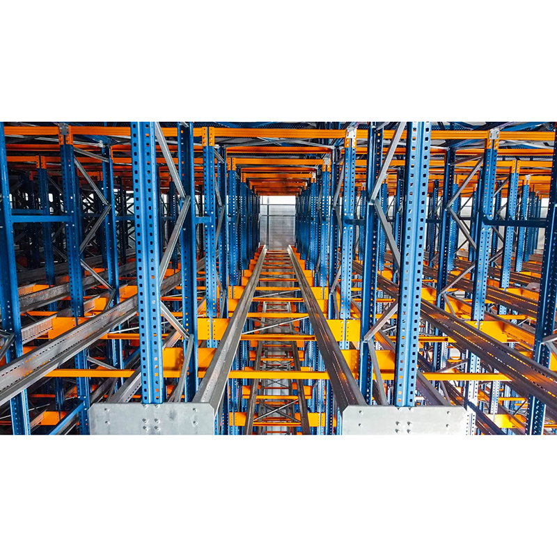 Automatic Pallet Runner System with Intelligent Vertical Shifting Lifter Durable Steel Frame ASRS Storage Racking System