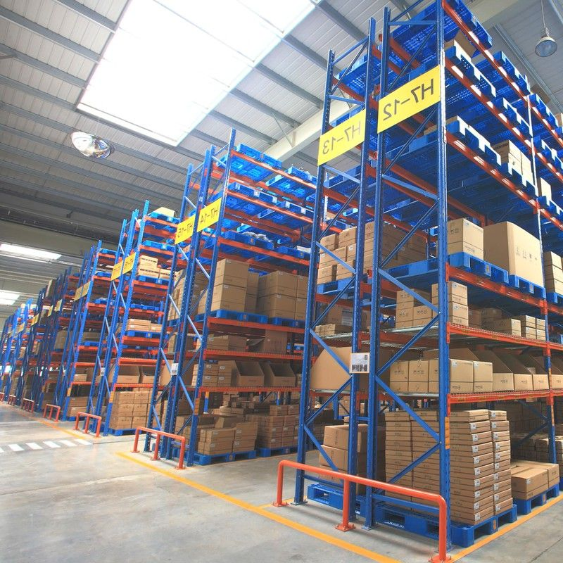Selective Pallet Rack with Mezzanine Steel Plate or Mesh Deck Optional for Second Level for Warehouse Rack Heavy Duty Storage Rack Steel Rack