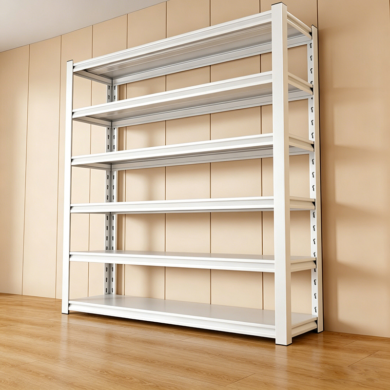 High Load Capacity Boltless Adjustable Metal Storage Rack 5-Tier Steel Shelving for Warehouse