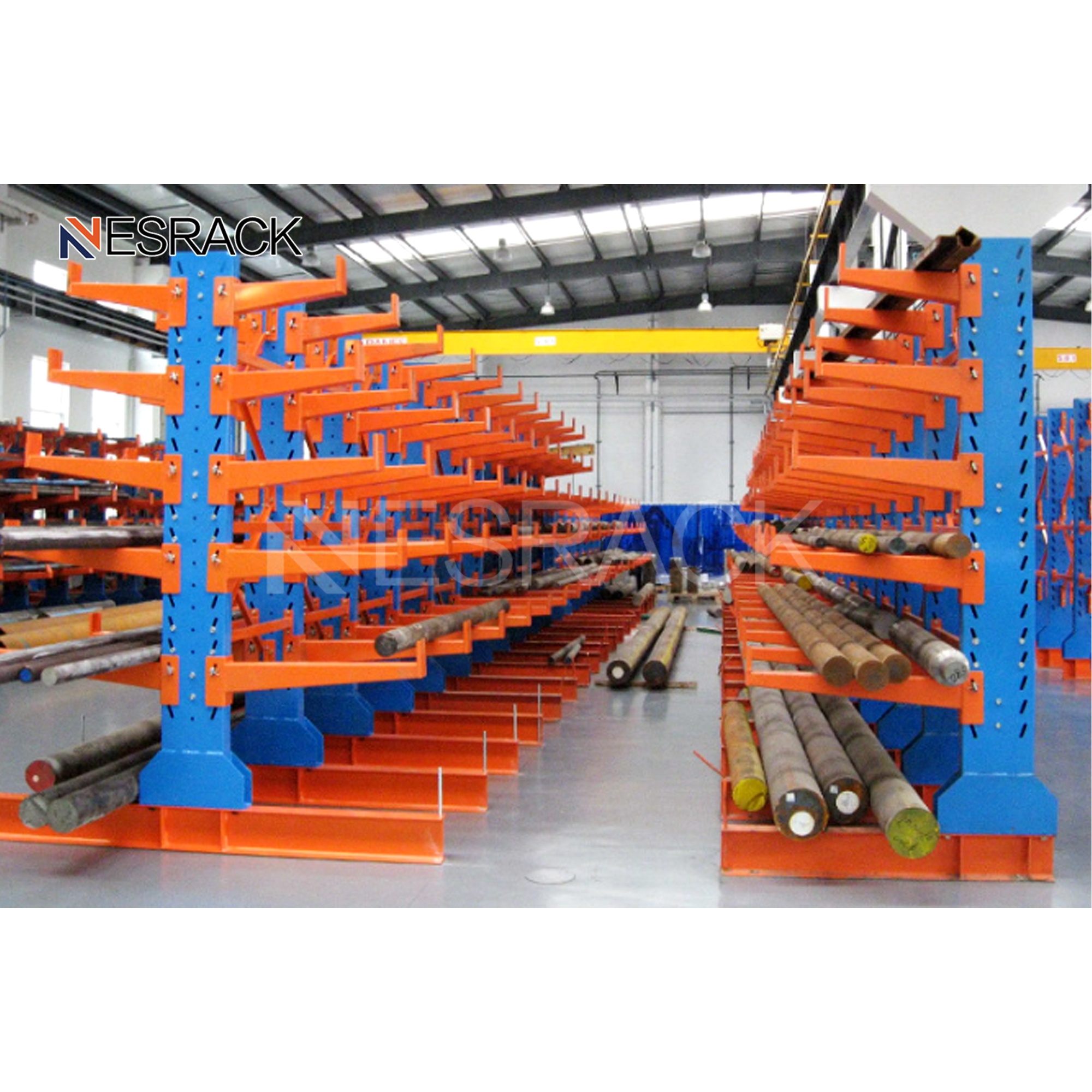 NESRACK Best Price Structural Cantilever Racking For Timber Storage Warehouse Rack For Sale
