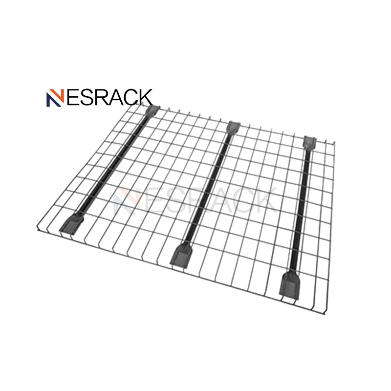Heavy-Duty Galvanized Q235 Steel Wire Mesh Deck Warehouse Rack with Durable