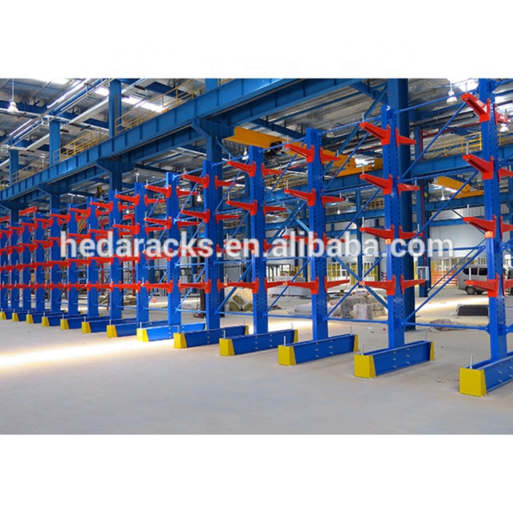 Pipe Storage Customized Warehouse Racking System Cantilever Heavy Duty Racking Warehouse Equipment Industrial Cantilever Rack