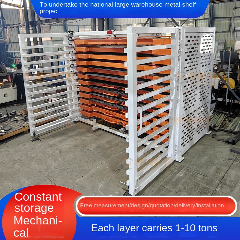 High Quality Drawer Type Carbon Steel Sheet Metal Storage Shelving Units Heavy Duty Pallet Roll Electric 1000kg Capacity Rack