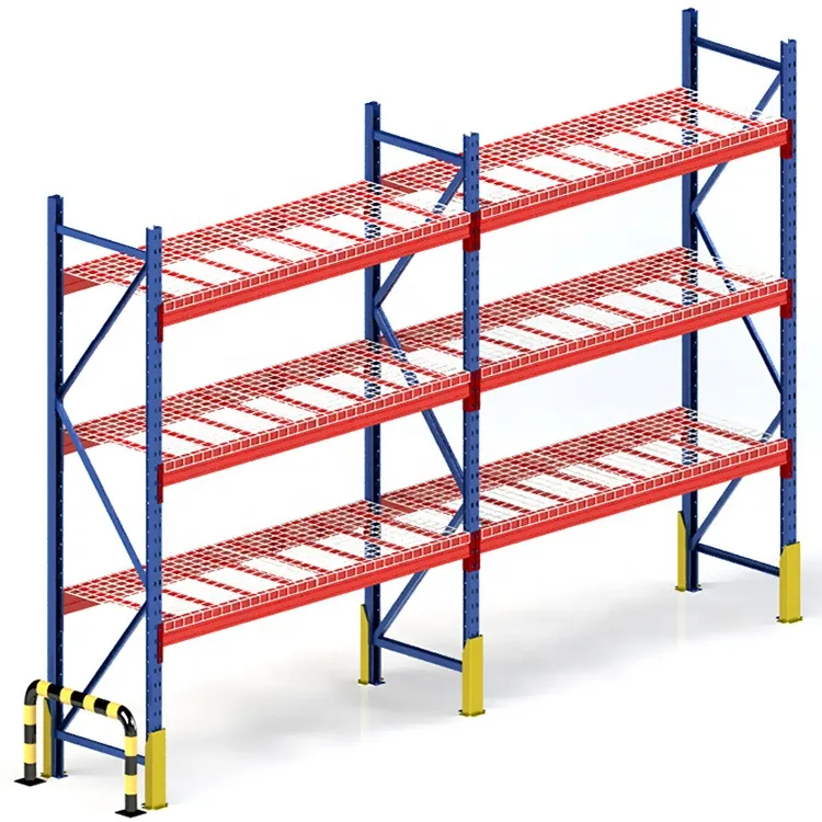 Selective Storage Very Narrow Aisle Pallet Rack Row 1