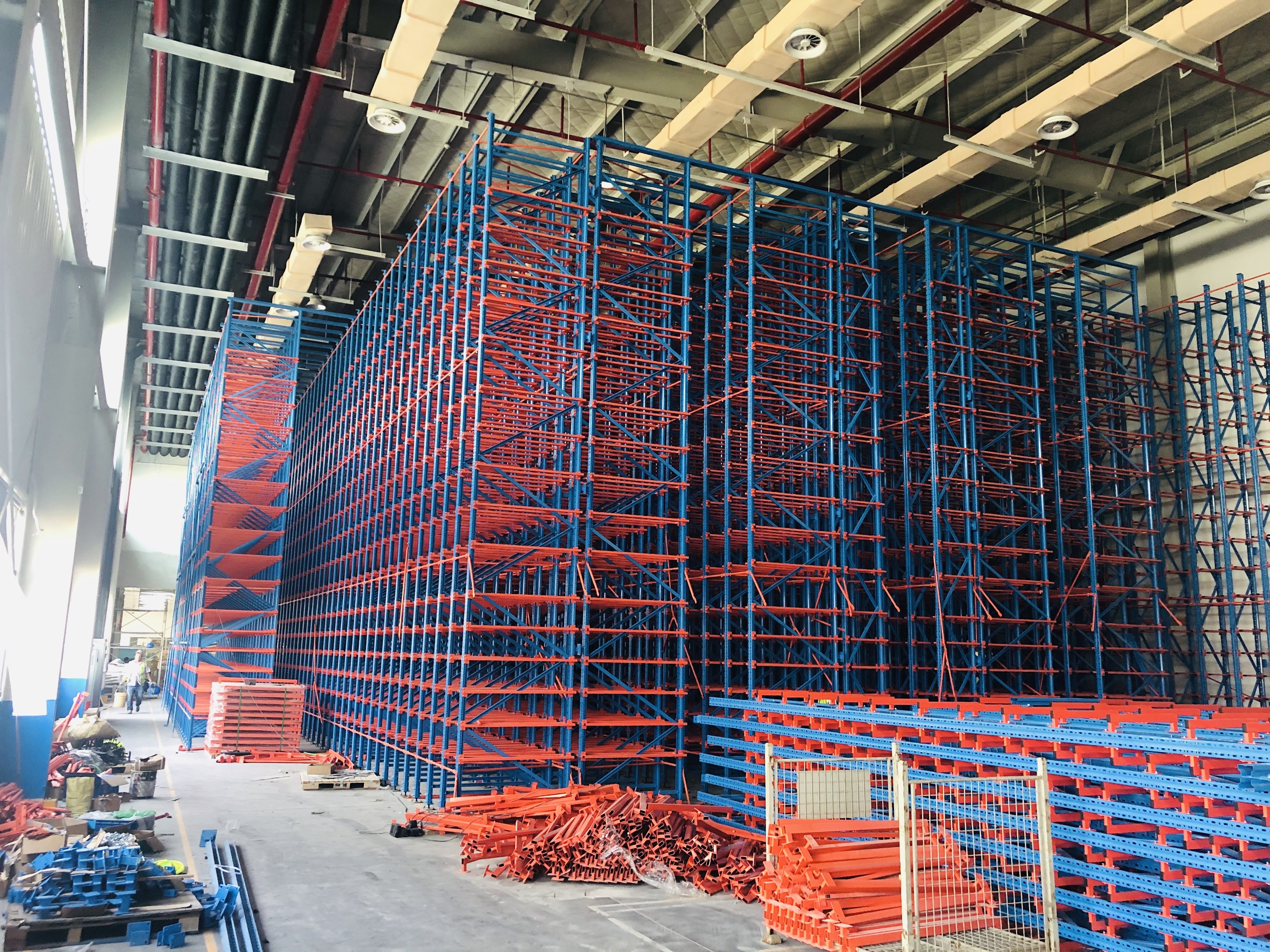 DONGJIAN Multi Level Rack ASRS Warehouse Robot Storage Retrieval Picking System Asrs Racking System