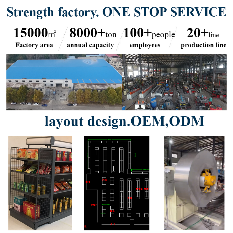 Manufacturer Display for Shelf Grocery/convenience Store Gondola Shelving