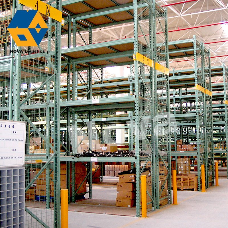 Heavy Duty Steel Racking with Wire Mesh Decking