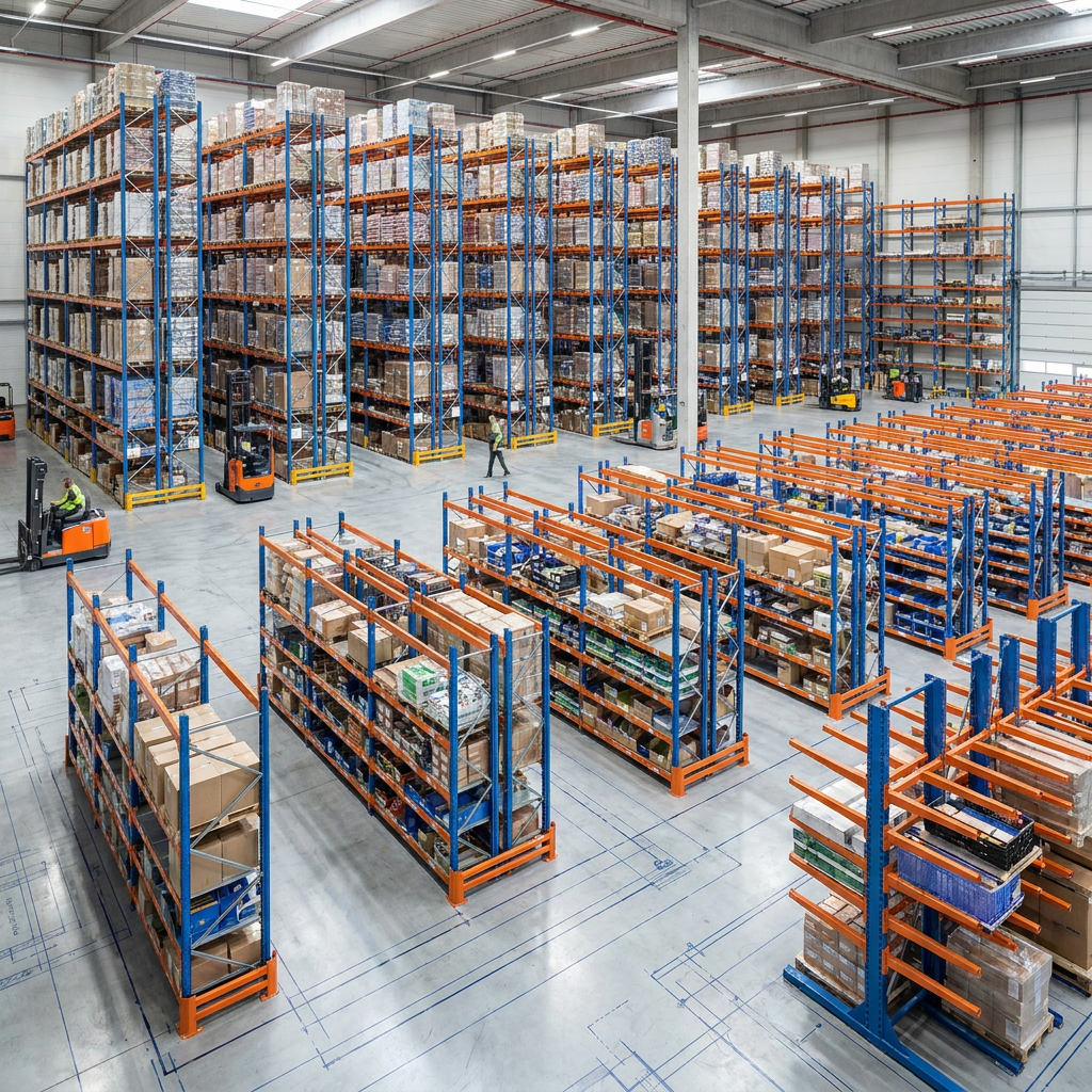 Q235B Steel Heavy Duty Selective Pallet Rack System Industrial Warehouse Beam Racking 2500kg Capacity Customized Storage