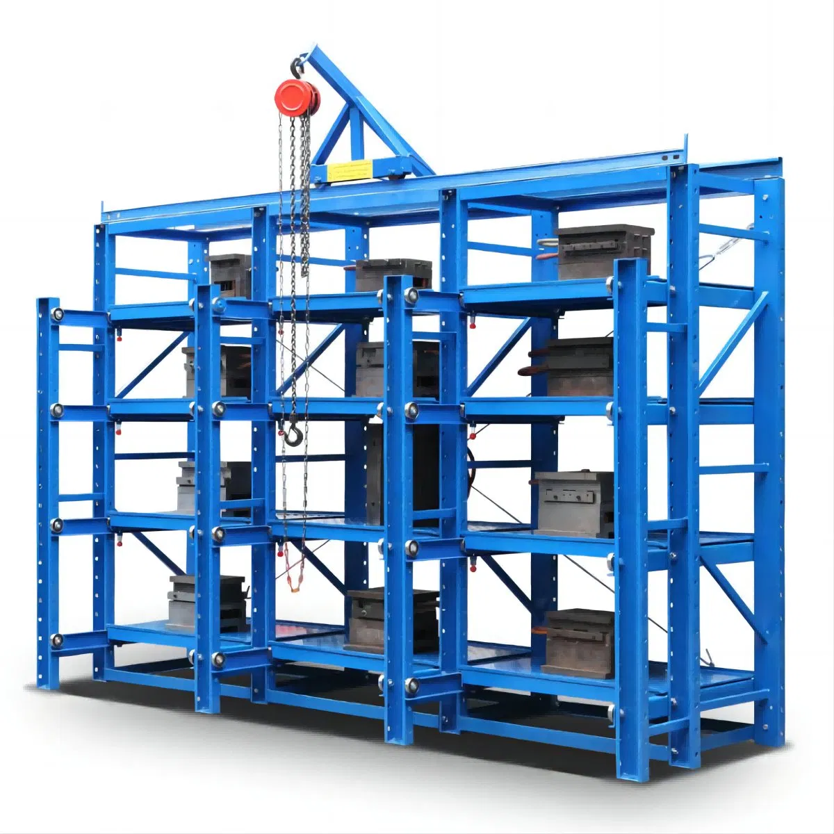 Wholesale Heavy Duty Steel Mold Drawer Roll-out Rack for Warehouse Storage