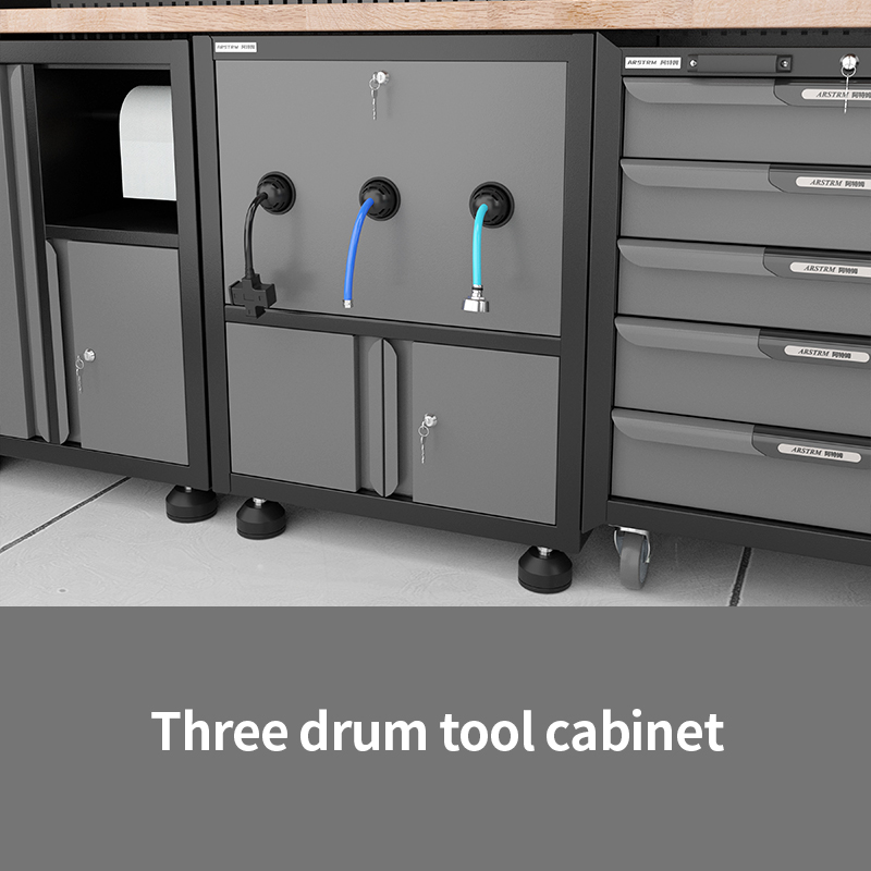 Customizable Modular Heavy-Duty Steel Garage Workstation Workshop Tool Cabinet Storage Workbench Cabinet With Oem Support