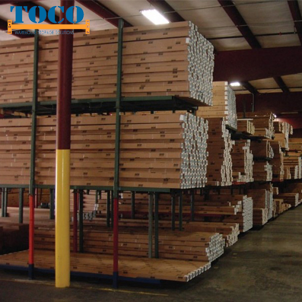 Cheap Steel Plywood Movable Logistic Stack Rack with Wire Mesh Deck