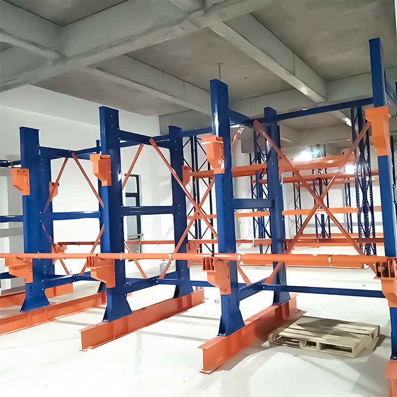 Cold Rolled Steel Adjustable Arm Spacing 6 Tier Standard Cable Reel Cantilever Rack