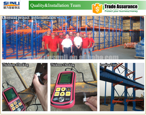 Heavy Duty Steel Q235/Carbon Steel CE L1200mm Max PVC Pipe Storage Cantilever Rack and Pallet Racking OEM Product