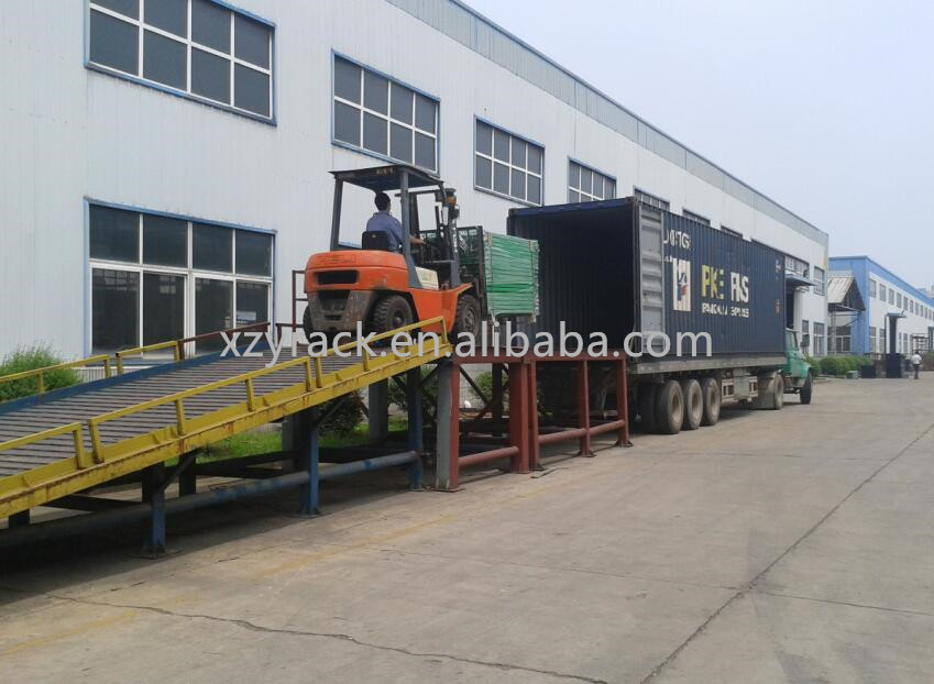 Secure container loading process