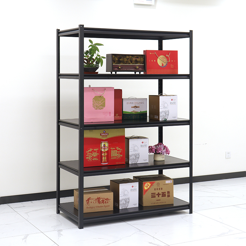 ABCTOOLS 5 Layers Warehouse Wire Storage Shelf Goods Steel Rack &amp; Shelving
