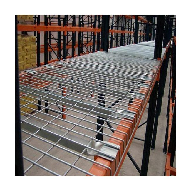 Heavy Duty Steel Pallet Rack with Durable Wire Mesh Decking