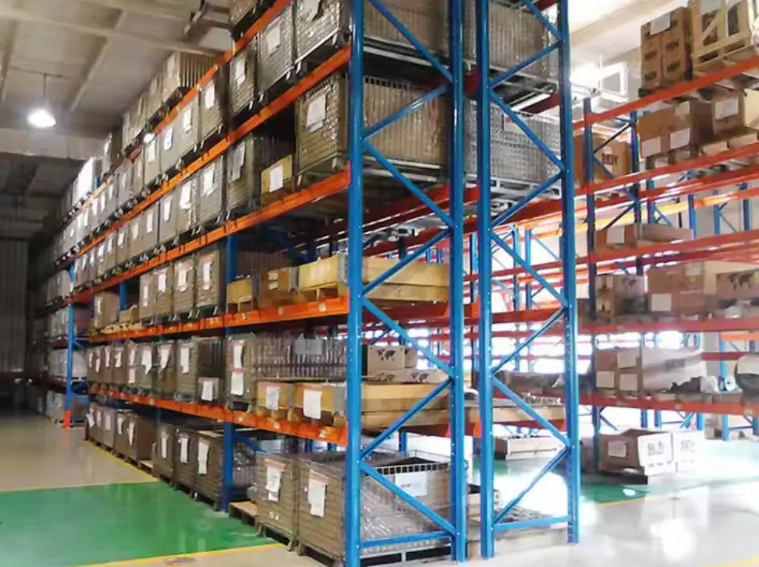 Durable Structural Steel Selective Pallet Rack Easy Installation Warehouse Shelving System