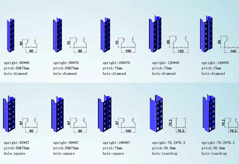 Uprights Profile Specifications