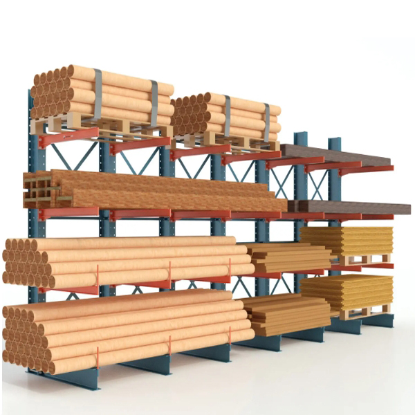 Hot-Dip Galvanized Outdoor Cantilever Rack, Anti-Corrosion Steel Pipe Storage, Saudi Vision 2030 Infrastructure Solutions.