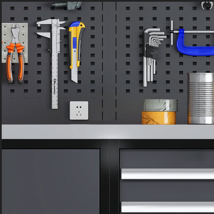 Heavy Duty Metal Workshop Garage Combination Tool Cabinet Workbench Storage System Easy Use Shelving Eco-friendly Design OEM