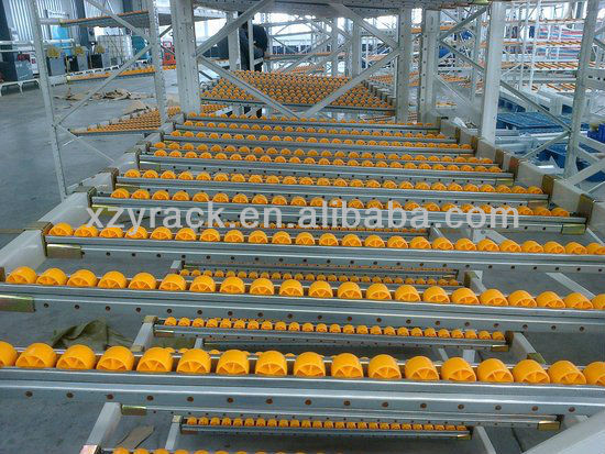 Warehouse Gravity Flow Shelving for Carton Flow Racking Mobile Carton Storage Stand