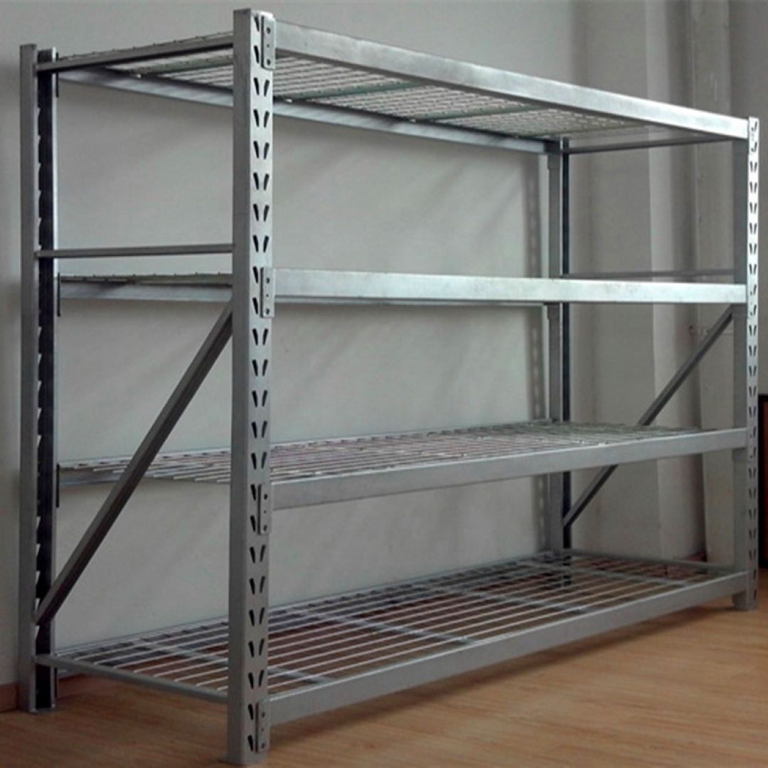 Industrial Heavy-Duty Black Warehouse Rack Storage Unit Cargo &amp; Storage Equipment