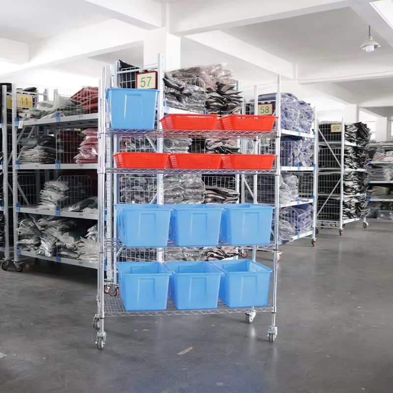 Storage Solutions Steel/Metal Storage Shelves Warehouse Mobile Rack Racking Picking/Put to Light Systems Warehouse Picking Cart