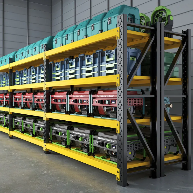 Heavy Duty High Capacity Adjustable Cold Rolled Steel Powder Coated Narrow Aisle Pallet Racking