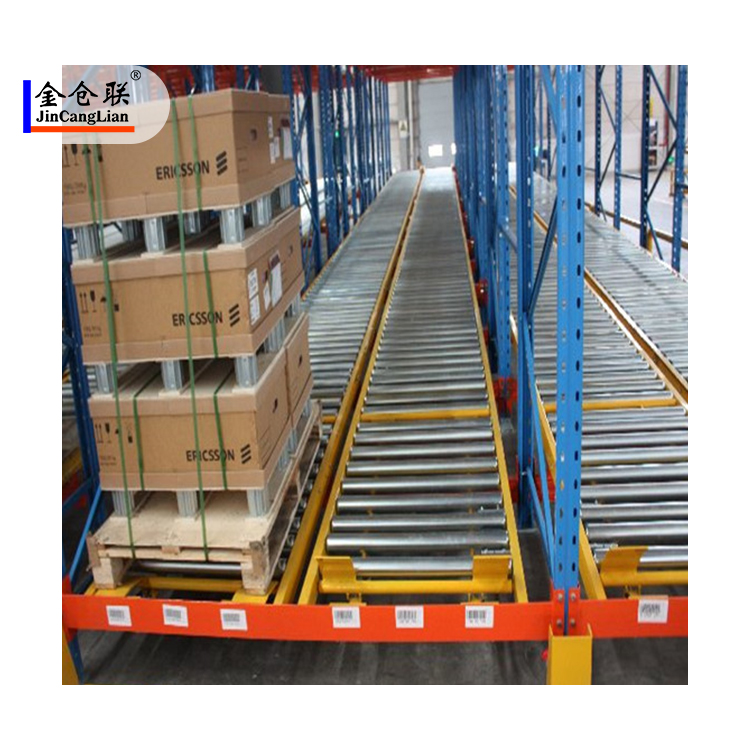 Warehouse Gravity Storage Racking Live Gravity Pallet Flow Rack Cooler Gravity Shelving and Racks