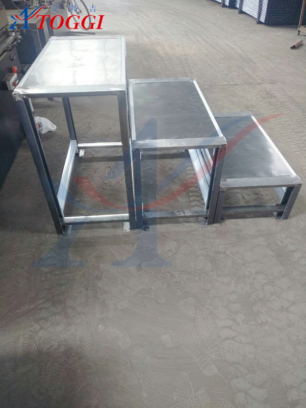 400kg Load Capacity Folded Steel Blue Work Bench Steel Storage Shelf