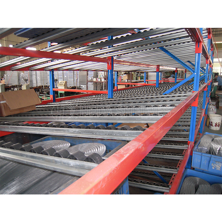 Warehouse Shelve Storage Racking Customized Gravity Roller Pallet Flow Rack