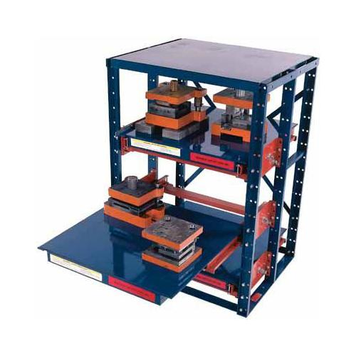 Sturdy Metal Mould Storage Rack for Efficient Organization