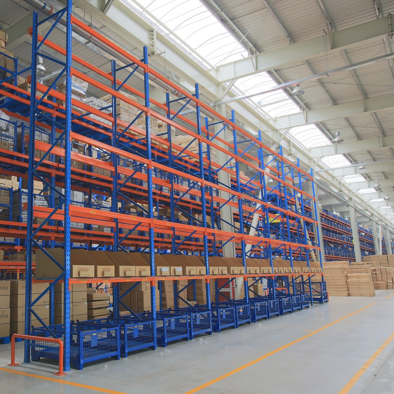 Selective Pallet Rack with Mezzanine Steel Plate or Mesh Deck Optional for Second Level for Warehouse Rack Heavy Duty Storage Rack Steel Rack