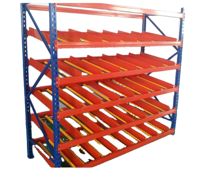 Warehouse Gravity Flow Shelving for Carton Flow Racking Mobile Carton Storage Stand