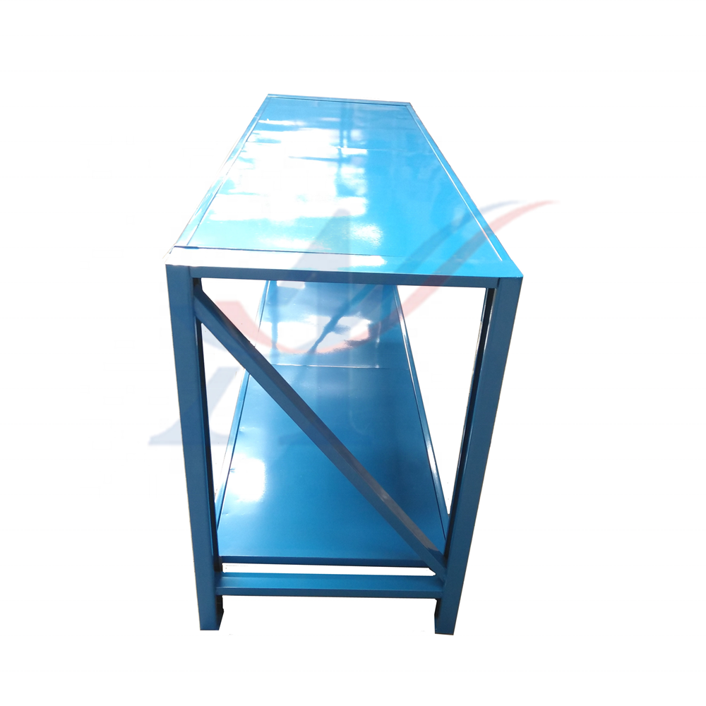 400kg Load Capacity Folded Steel Blue Work Bench Steel Storage Shelf