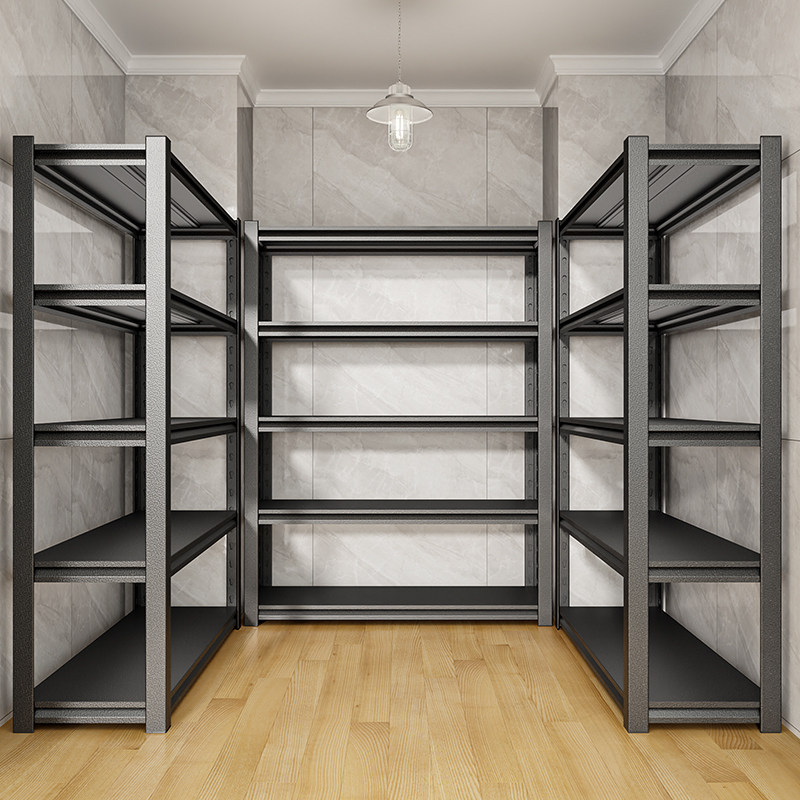 High Load Capacity Boltless Adjustable Metal Storage Rack 5-Tier Steel Shelving for Warehouse