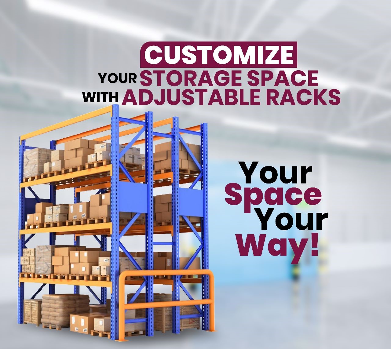 Heavy Duty Cantilever Racks Banner